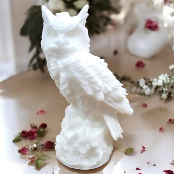 Owl Candle Large