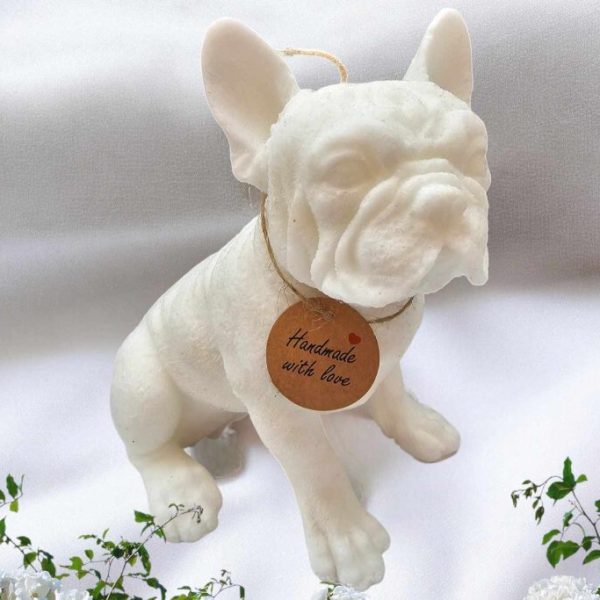 French Bulldog Wax Candle