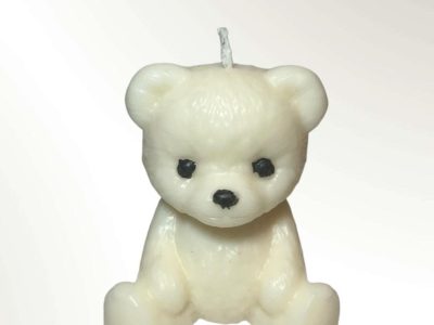 Teddy bear candle