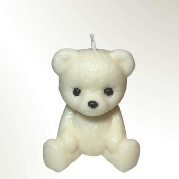 Teddy bear candle