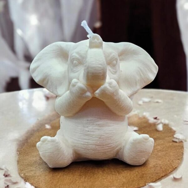 Elephant candle